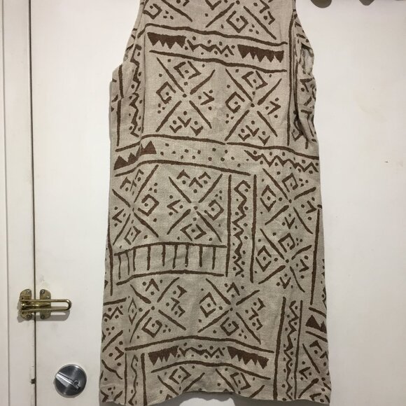 VINTAGE DIANNE B NEW YORK SLEEVELESS PRINT DRESSES SIZE 10 - Picture 3 of 6